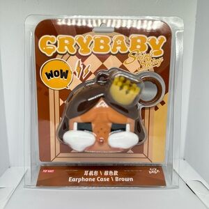Authentic Pop-mart Crybaby Earphone Case with Crown